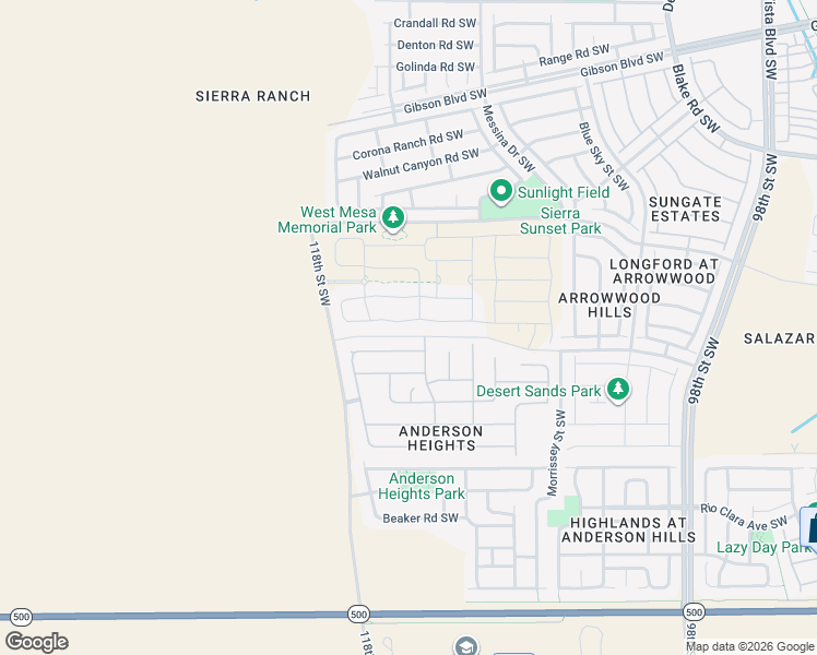 map of restaurants, bars, coffee shops, grocery stores, and more near 10747-10847 Maness Ln SW in Albuquerque