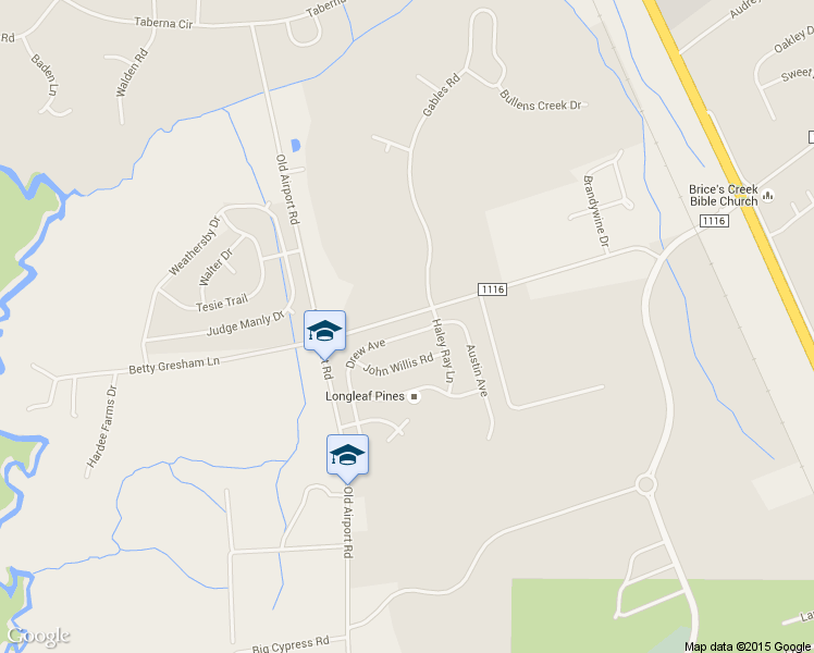 map of restaurants, bars, coffee shops, grocery stores, and more near 3108 Drew Avenue in New Bern