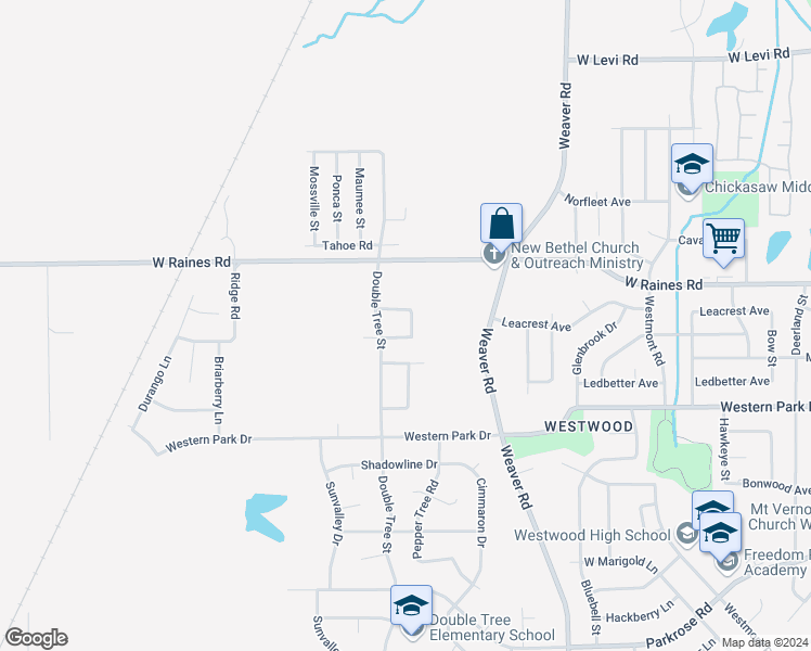 map of restaurants, bars, coffee shops, grocery stores, and more near 4213 Clydesdale Drive in Memphis