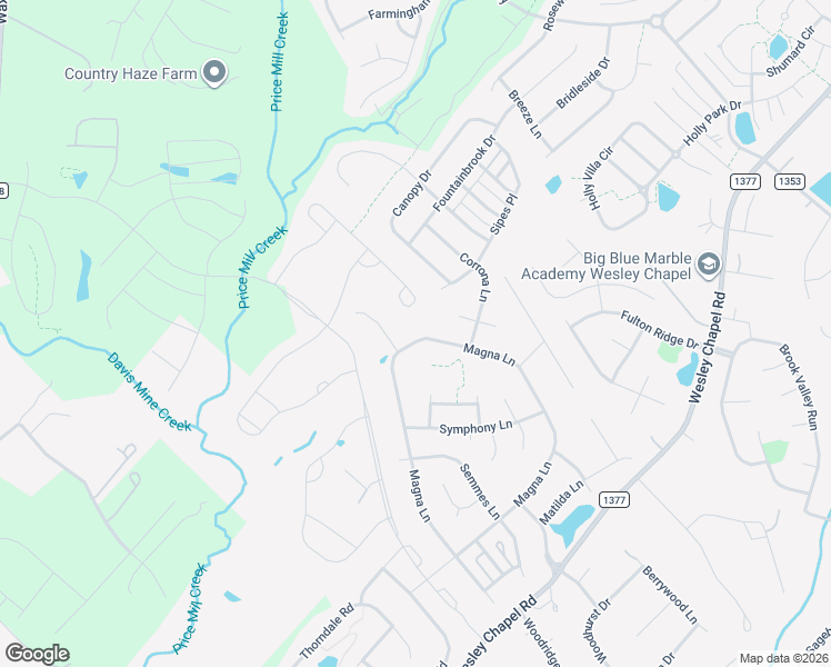 map of restaurants, bars, coffee shops, grocery stores, and more near 5007 Magna Lane in Indian Trail