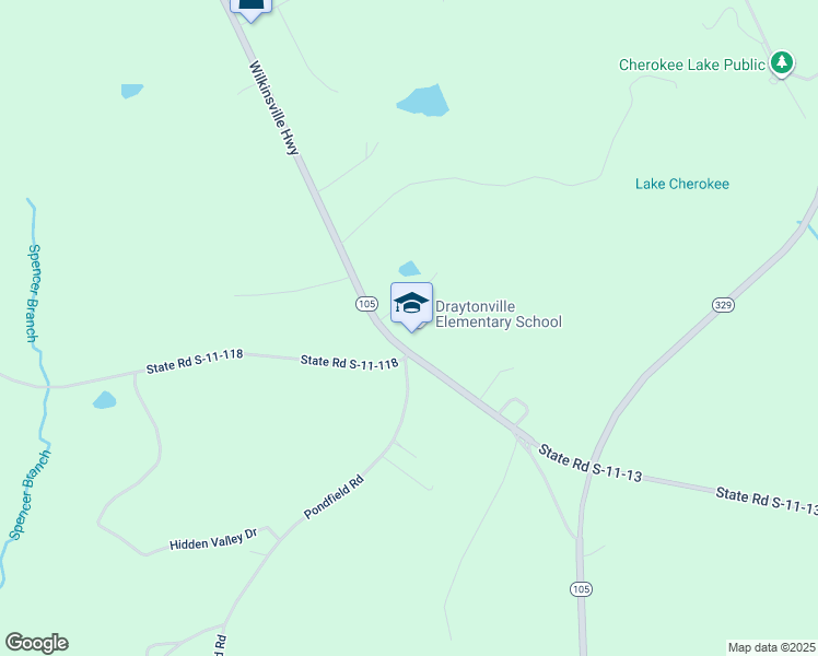 map of restaurants, bars, coffee shops, grocery stores, and more near 2373 Wilkinsville Highway in Gaffney