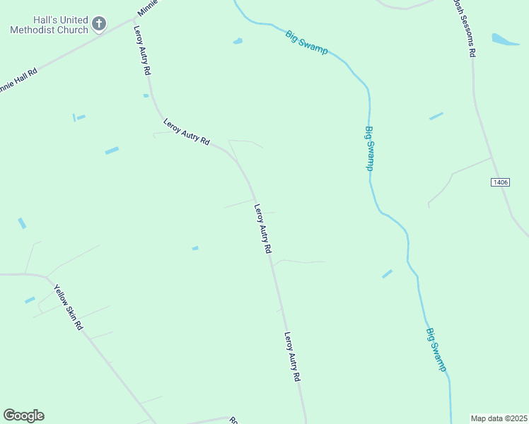 map of restaurants, bars, coffee shops, grocery stores, and more near 1662 Leroy Autry Road in Autryville