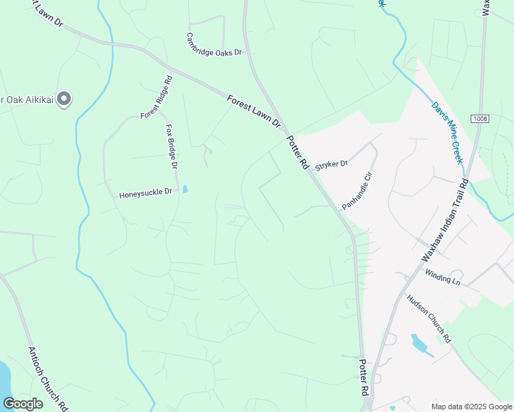 map of restaurants, bars, coffee shops, grocery stores, and more near 325 Auckland Lane in Matthews