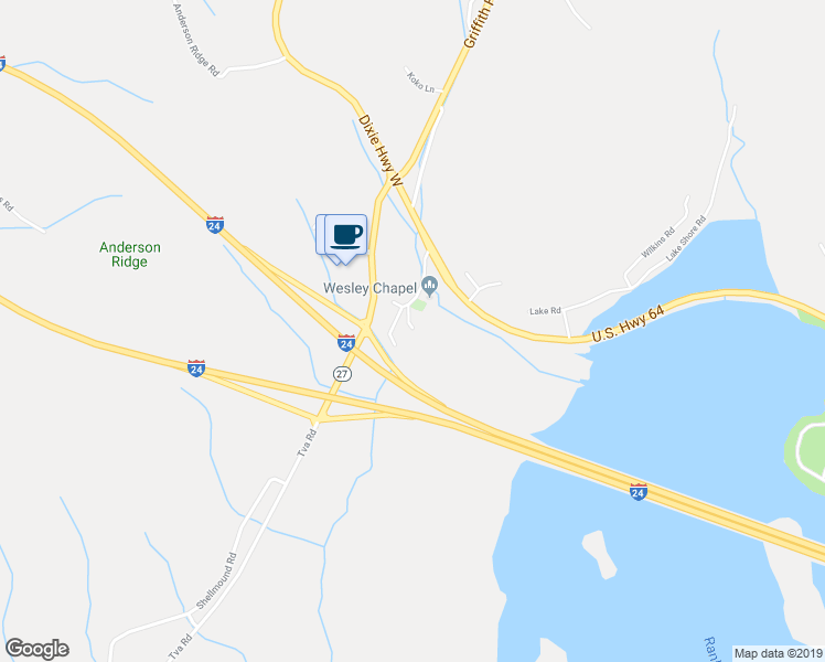 map of restaurants, bars, coffee shops, grocery stores, and more near 225 Rankins Cove Church Road in Jasper