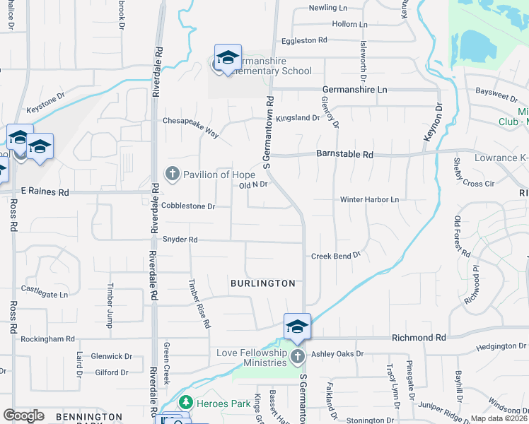map of restaurants, bars, coffee shops, grocery stores, and more near 7161 Chevy Chase Drive in Memphis