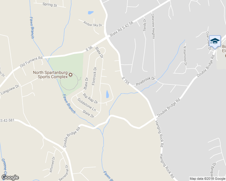 map of restaurants, bars, coffee shops, grocery stores, and more near 333 Marble Lane in Boiling Springs