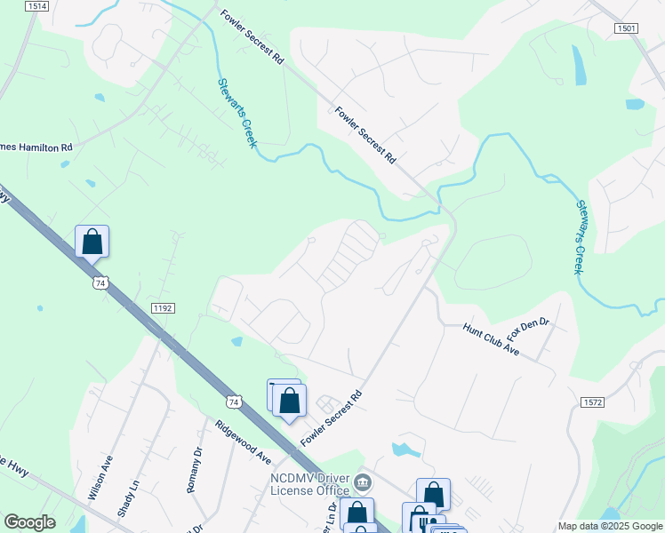 map of restaurants, bars, coffee shops, grocery stores, and more near 3328 Lucy Drive in Monroe
