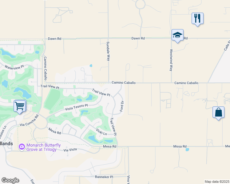 map of restaurants, bars, coffee shops, grocery stores, and more near 1030 Maggie Lane in Nipomo