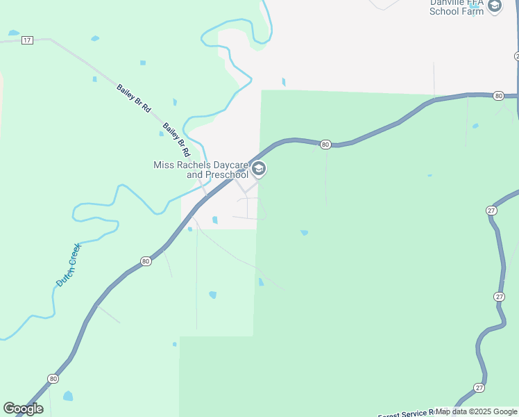 map of restaurants, bars, coffee shops, grocery stores, and more near 302 Cliff Street in Danville