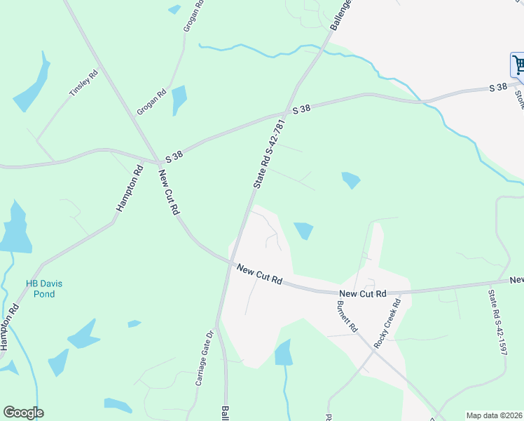 map of restaurants, bars, coffee shops, grocery stores, and more near 303 Sally Brooke Lane in Inman