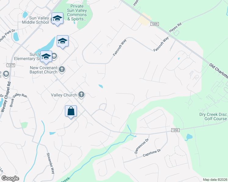 map of restaurants, bars, coffee shops, grocery stores, and more near 2914 Eagle View Lane in Monroe