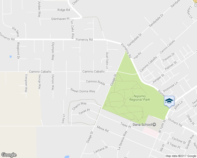 map of restaurants, bars, coffee shops, grocery stores, and more near 620 Camino Roble in Nipomo