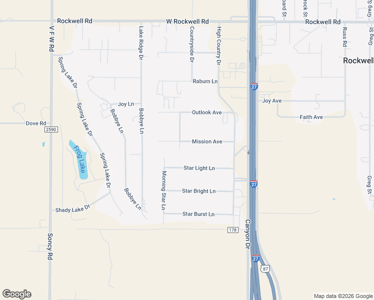 map of restaurants, bars, coffee shops, grocery stores, and more near 7751 Mission Avenue in Canyon