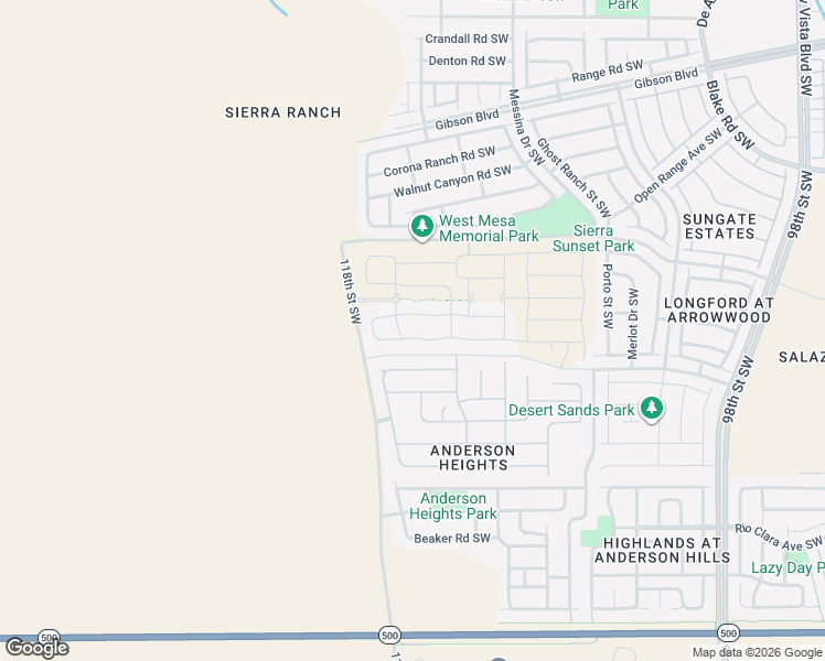map of restaurants, bars, coffee shops, grocery stores, and more near 10747-10847 Maness Ln SW in Albuquerque