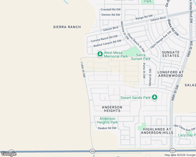 map of restaurants, bars, coffee shops, grocery stores, and more near 10747-10847 Maness Ln SW in Albuquerque