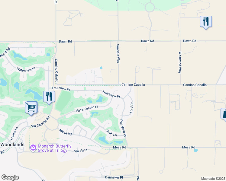 map of restaurants, bars, coffee shops, grocery stores, and more near 1018 Joseph Court in Nipomo