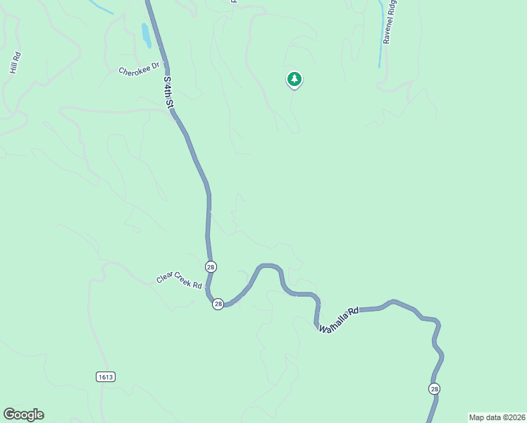map of restaurants, bars, coffee shops, grocery stores, and more near 224 North Old Wahalla Road in Highlands