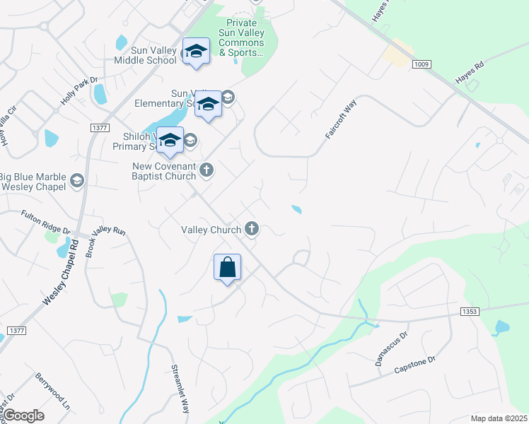 map of restaurants, bars, coffee shops, grocery stores, and more near 4905 Spring Meadow Lane in Monroe