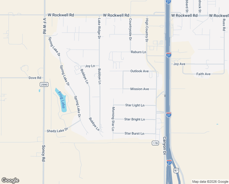 map of restaurants, bars, coffee shops, grocery stores, and more near 7901 Mission Avenue in Canyon