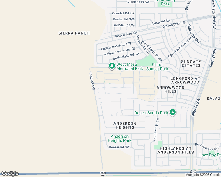 map of restaurants, bars, coffee shops, grocery stores, and more near 10747-10847 Maness Ln SW in Albuquerque