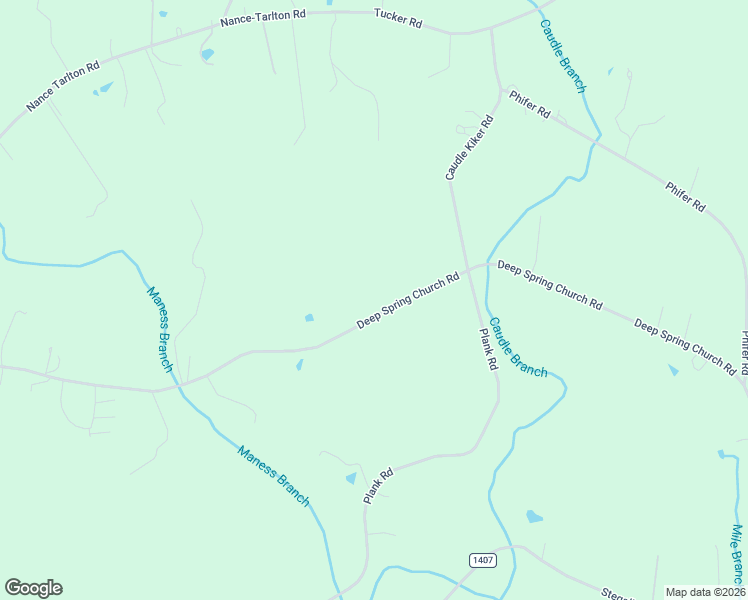 map of restaurants, bars, coffee shops, grocery stores, and more near 1408 Deep Spring Church Road in Peachland