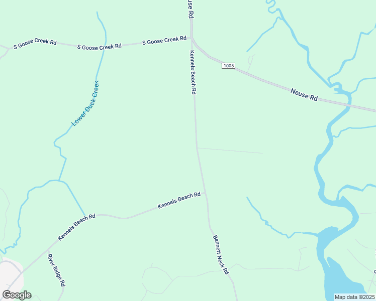 map of restaurants, bars, coffee shops, grocery stores, and more near 532 Kennels Beach Road in Grantsboro