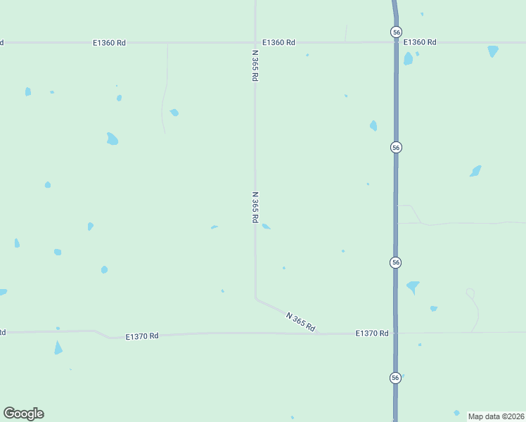 map of restaurants, bars, coffee shops, grocery stores, and more near 13660 North 365 Road in Holdenville