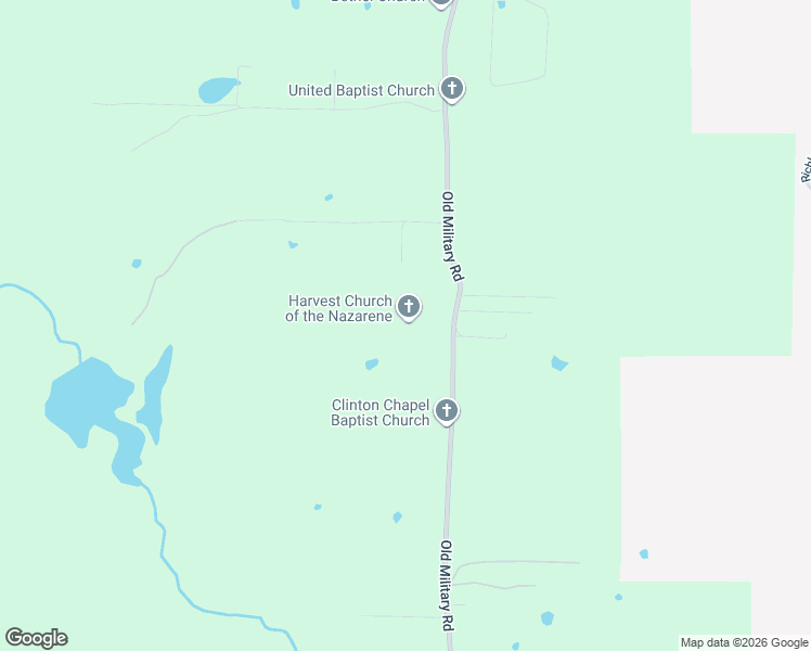 map of restaurants, bars, coffee shops, grocery stores, and more near 194 Old Military Road in Conway