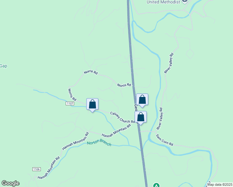 map of restaurants, bars, coffee shops, grocery stores, and more near 136 Rynes Road in Otto