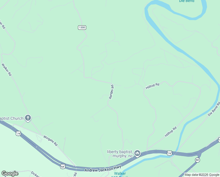 map of restaurants, bars, coffee shops, grocery stores, and more near 775 Ranger Road in Murphy