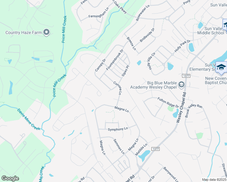 map of restaurants, bars, coffee shops, grocery stores, and more near 6009 Sipes Place in Indian Trail