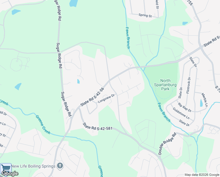 map of restaurants, bars, coffee shops, grocery stores, and more near 851 Belcher Road in Boiling Springs