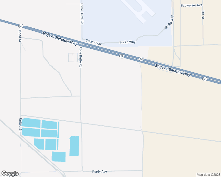 map of restaurants, bars, coffee shops, grocery stores, and more near 2145 California 58 in Mojave