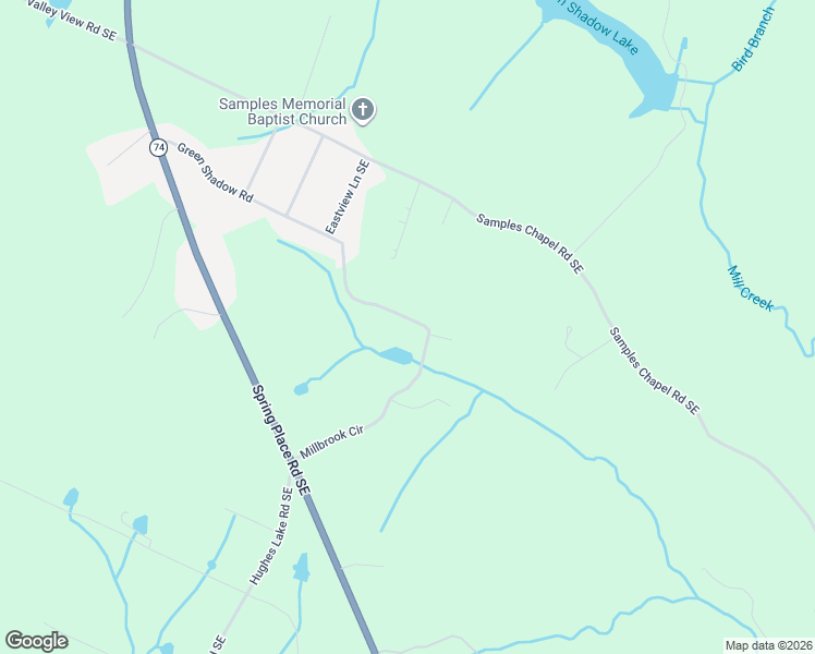 map of restaurants, bars, coffee shops, grocery stores, and more near 510 Green Shadow Road in Cleveland