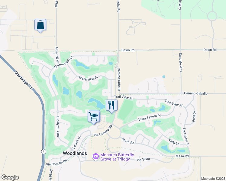 map of restaurants, bars, coffee shops, grocery stores, and more near 977 Jacqueline Place in Nipomo