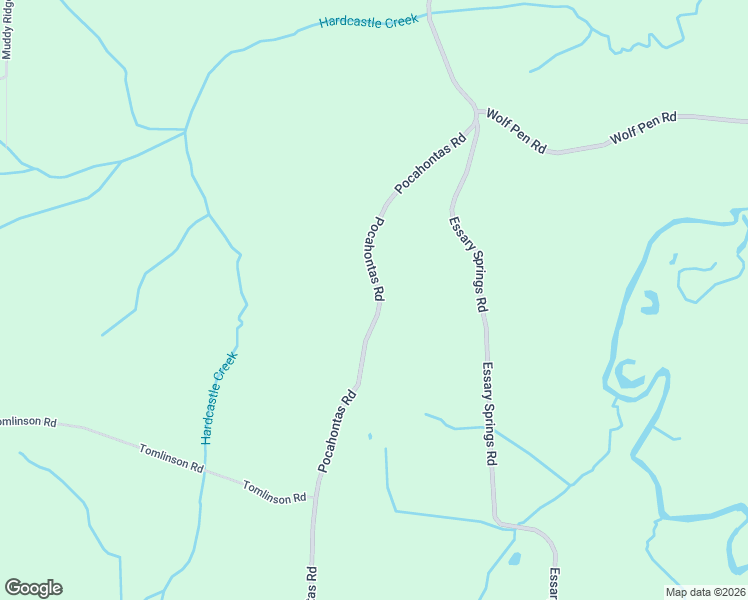 map of restaurants, bars, coffee shops, grocery stores, and more near 1040 Pocahontas Road in Pocahontas