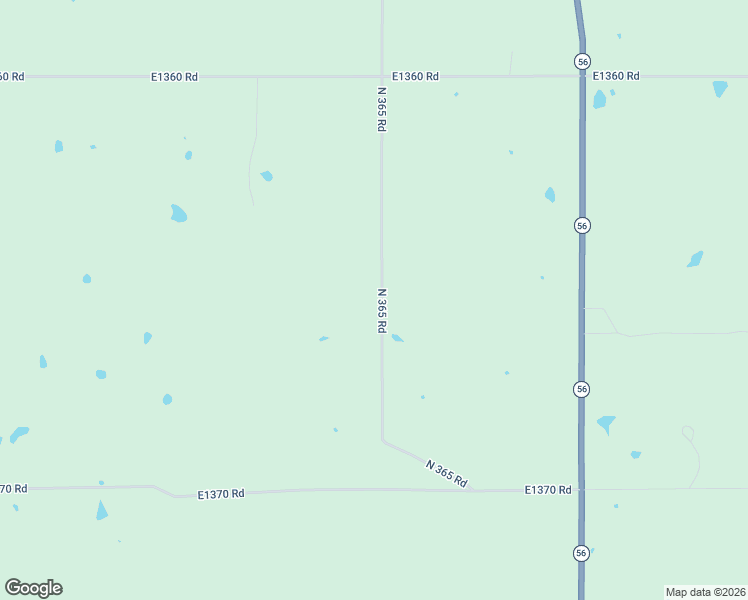 map of restaurants, bars, coffee shops, grocery stores, and more near 13658 South 365 Road in Wewoka