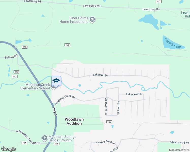 map of restaurants, bars, coffee shops, grocery stores, and more near 56 Lakeland Drive in Cabot