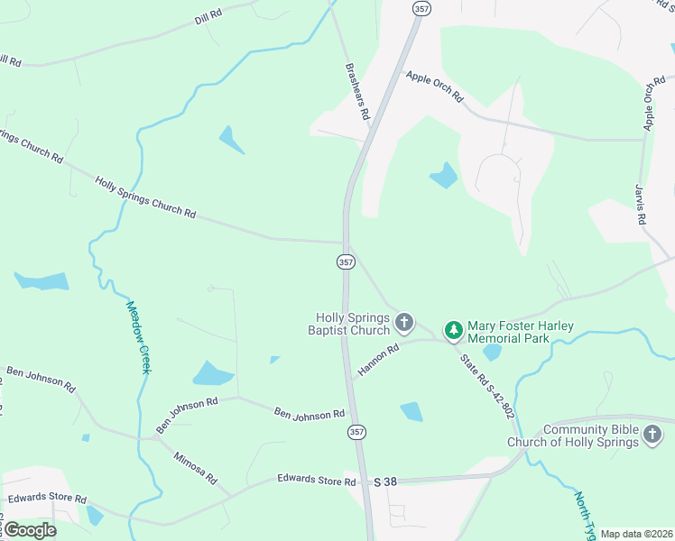 map of restaurants, bars, coffee shops, grocery stores, and more near 3651 South Carolina 357 in Inman