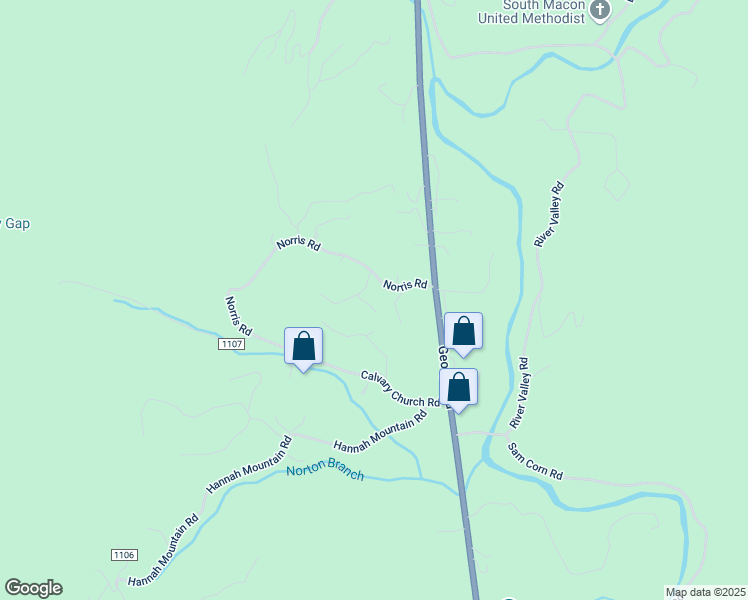 map of restaurants, bars, coffee shops, grocery stores, and more near 136 Rynes Road in Otto
