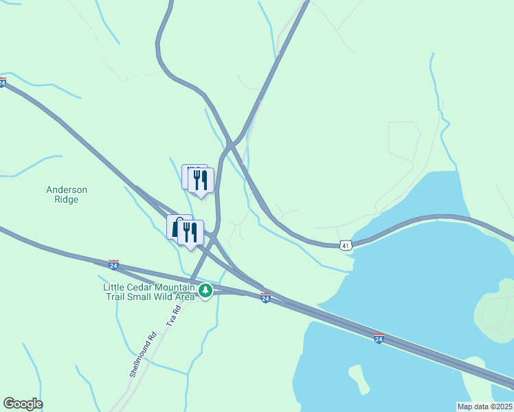 map of restaurants, bars, coffee shops, grocery stores, and more near 8600 U.S. 41 in Jasper