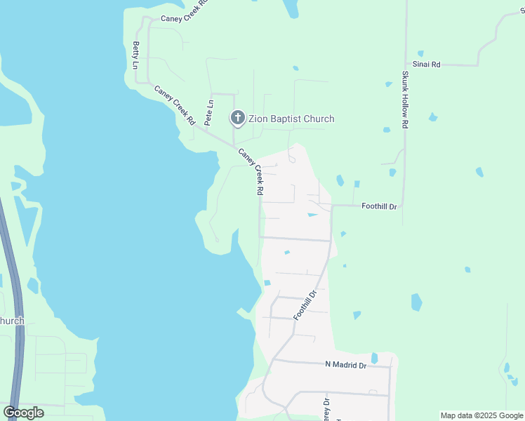 map of restaurants, bars, coffee shops, grocery stores, and more near 255D Caney Creek Road in Conway