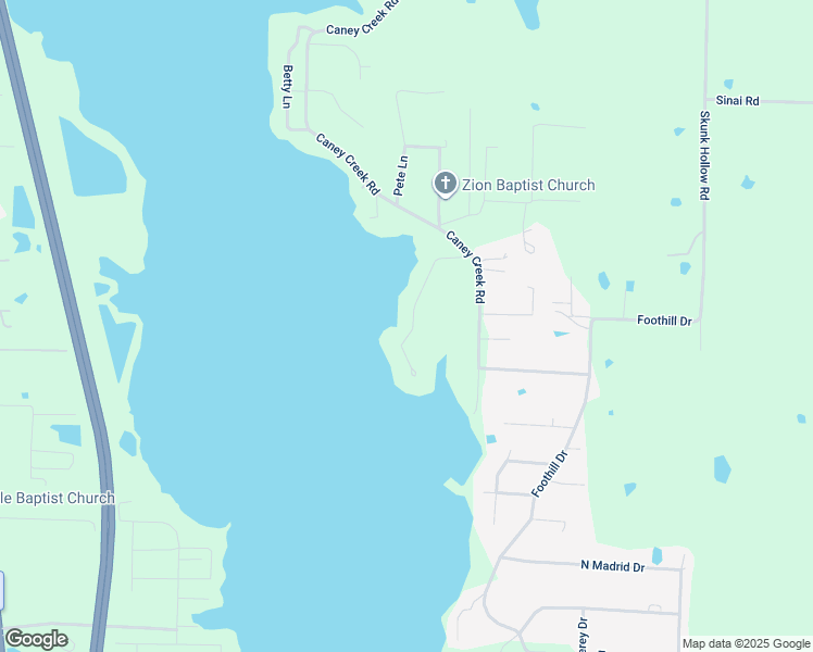 map of restaurants, bars, coffee shops, grocery stores, and more near 24 Jerry Street in Conway