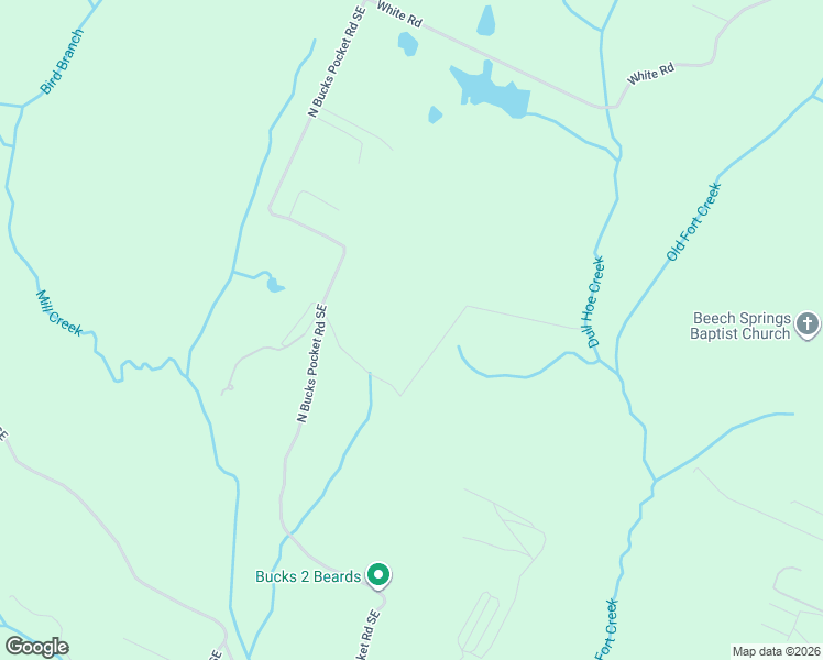 map of restaurants, bars, coffee shops, grocery stores, and more near 209 Old Bucks Pocket Road Southeast in Old Fort