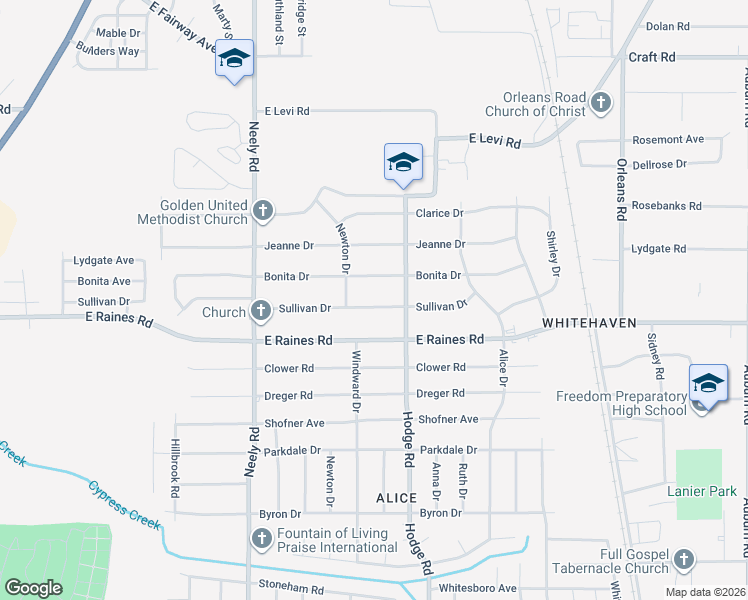 map of restaurants, bars, coffee shops, grocery stores, and more near 391 Sullivan Drive in Memphis