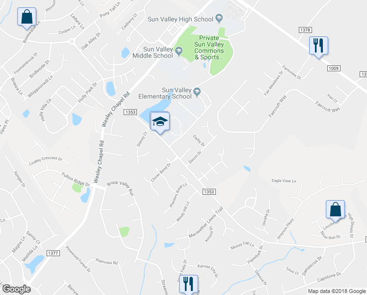 map of restaurants, bars, coffee shops, grocery stores, and more near 5114 Rogers Rd in Monroe