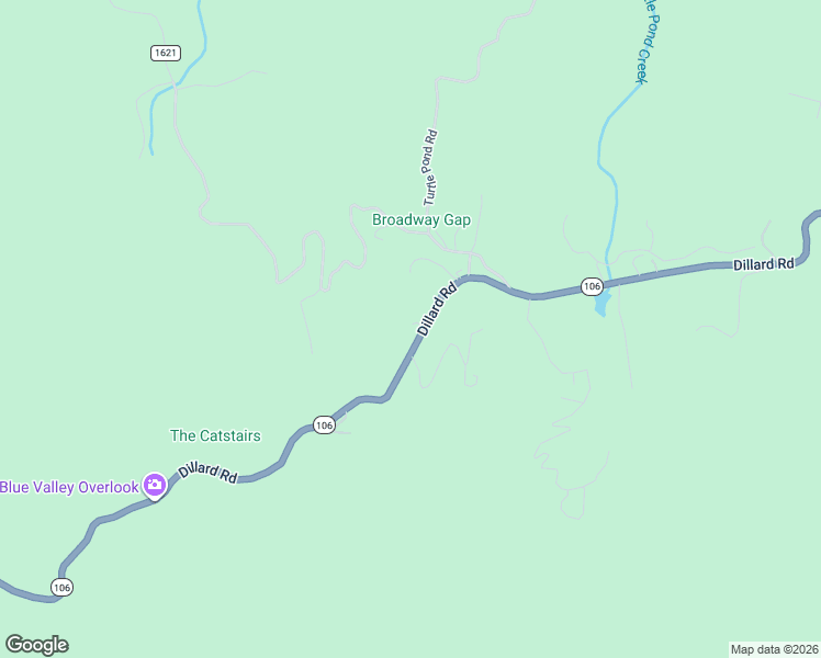 map of restaurants, bars, coffee shops, grocery stores, and more near 4317 Dillard Road in Highlands