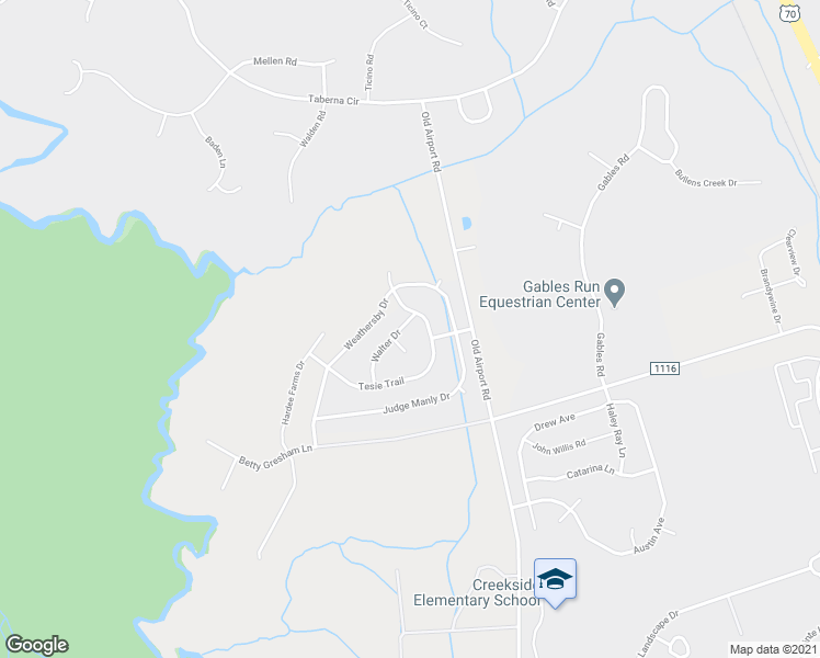 map of restaurants, bars, coffee shops, grocery stores, and more near 2805 Walter Drive in New Bern