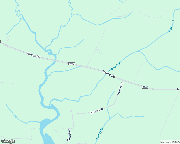 map of restaurants, bars, coffee shops, grocery stores, and more near 8550 Neuse Road in Grantsboro
