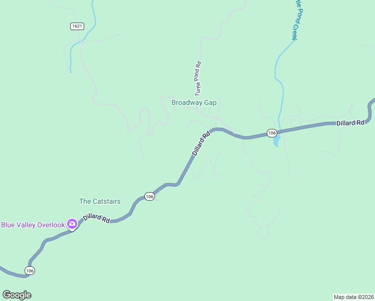 map of restaurants, bars, coffee shops, grocery stores, and more near 4317 Dillard Road in Highlands